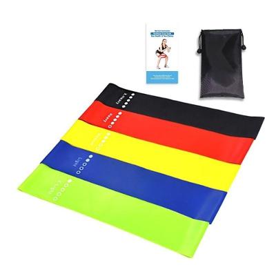 Kit 5 Super Mini Bands Kit Fita Exercicio Para Malhar Exercício Lombar Elasticos