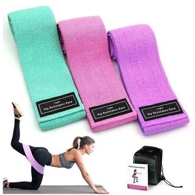 Kit 3 Faixas Elásticas De Exercício Hip Resistance Bands