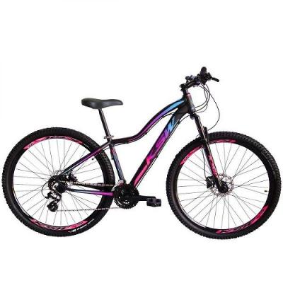 Bicicleta Aro 29 Ksw 21 Marchas Freios A Disco C Trava e K7