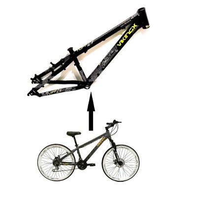 Bicicleta Aro 26 Tuff Preto 21v Freio A Disco Aros Branco
