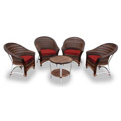 Conjunto De Poltronas Alumínio 4 Poltronas + 1 Mesa Centro.