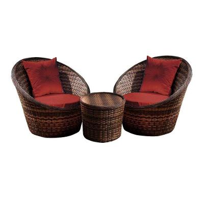Conjunto De Poltronas Bola 2 Poltronas + 1 Mesa Centro