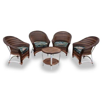 Conjunto De Poltronas Alumínio 4 Poltronas + 1 Mesa Centro.