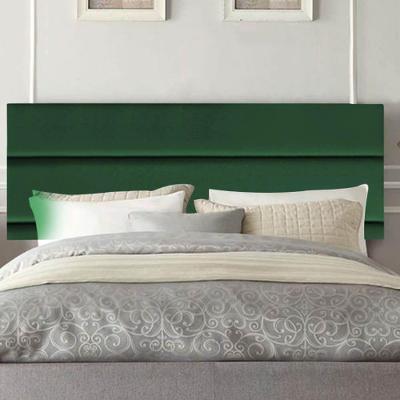 Painel Estofada Argentina 195cm King Size Para Cama Box Quarto Suede Verde - Gat Magazine