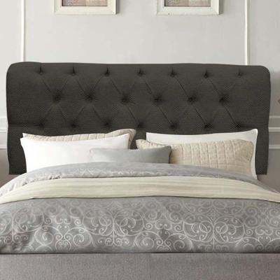 Painel Estofada Paris 100cm Solteiro Para Cama Box Quarto Linho Marrom - Gat Magazine