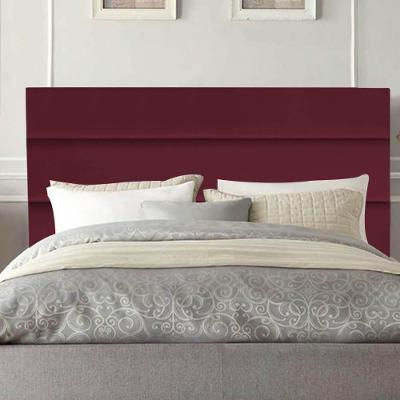 Cabeceira Estofada Argentina 140cm Casal Para Cama Box Quarto Suede Bordô - Gat Magazine