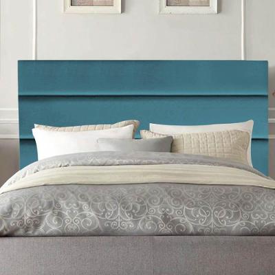 Cabeceira Estofada Argentina 160cm Queen Size Para Cama Box Quarto Suede Azul Turquesa Gat Magazine