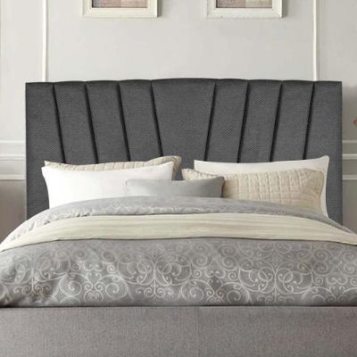 Cabeceira Estofada Bélgica 140cm Casal Para Cama Box Quarto Linho Cinza - Gat Magazine