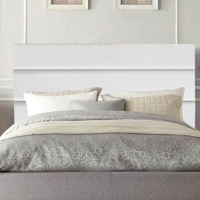Cabeceira Estofada Argentina 140cm Casal Para Cama Box Quarto Corino Branco - Gat Magazine