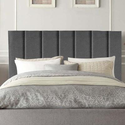 Cabeceira Estofada Carla 140cm Casal Para Cama Box Quarto Linho Cinza - Gat Magazine
