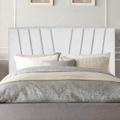 Cabeceira Estofada Bélgica 140cm Casal Para Cama Box Quarto Corino Branco - Gat Magazine