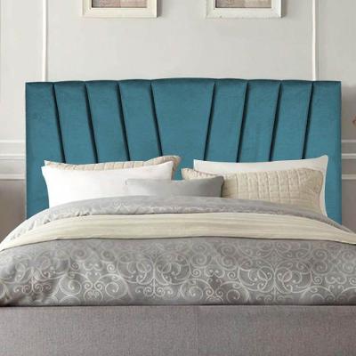 Cabeceira Estofada Bélgica 140cm Casal Para Cama Box Quarto Suede Azul Turquesa - Gat Magazine
