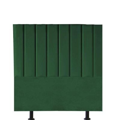 Cabeceira Estofada Carla 100cm Solteiro Para Cama Box Quarto Suede Verde - Gat Magazine