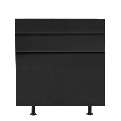 Cabeceira Estofada Argentina 100cm Solteiro Para Cama Box Quarto Corino Preto - Gat Magazine