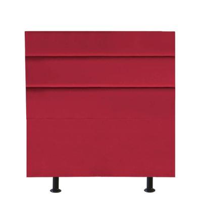 Cabeceira Estofada Argentina 100cm Solteiro Para Cama Box Quarto Corino Vermelho - Gat Magazine