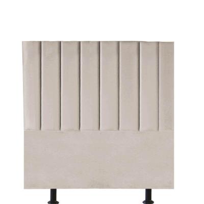 Cabeceira Estofada Carla 90cm Solteiro Para Cama Box Quarto Corino Bege - Gat Magazine