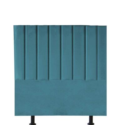 Cabeceira Estofada Carla 90cm Solteiro Para Cama Box Quarto Suede Azul Turquesa - Gat Magazine