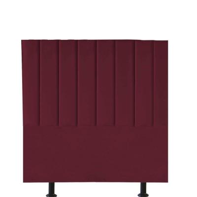 Cabeceira Estofada Carla 90cm Solteiro Para Cama Box Quarto Suede Bordô - Gat Magazine