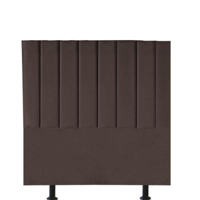 Cabeceira Estofada Carla 90cm Solteiro Para Cama Box Quarto Corino Marrom - Gat Magazine