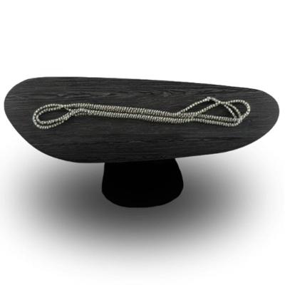 Mesa Oval Organica Em Freijo 2,44x1.37