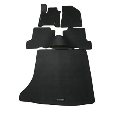 Jogo De Tapete Borracha Duster C/ Porta Malas Resistente