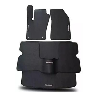 Jogo De Tapete Borracha Jeep Renegade 3 Peças Bordados