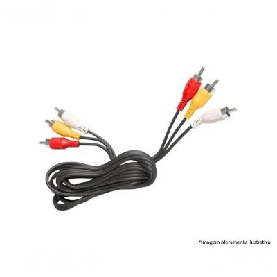 Cabo Audio/Video 3Rca+3Rca Blister