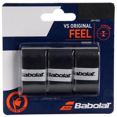 Overgrip Babolat Vs Original Com 03 Unidades Cor Preto