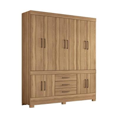 Guarda-roupas Casal 10 Portas 3 Gavetas Cr35191 Amêndola Amêndola
