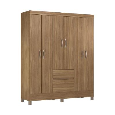 Guarda-roupas Solteiro 6 Portas Cr35193 Amêndola Amêndola