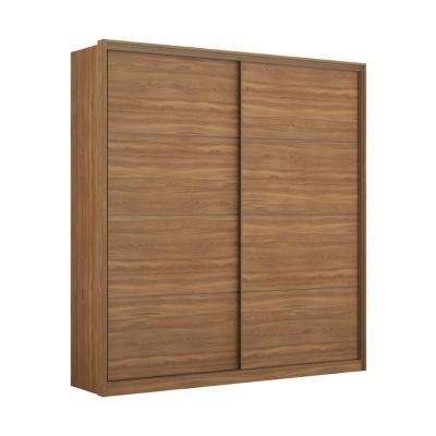 Guarda-roupas Casal 2 Portas De Correr Flex 3 Gavetas Cr35198 Amêndola-grafito