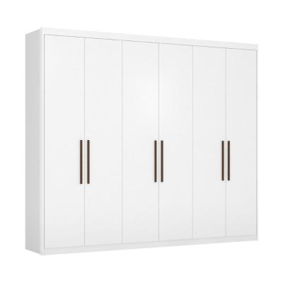 Guarda-roupas Casal 6 Portas 3 Gavetas Cr35195 Branco