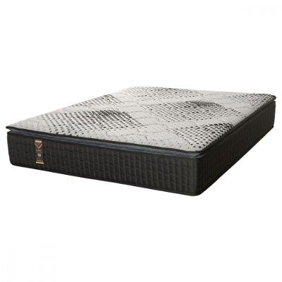 Colchão Queen Size Hellen Laguna 1,58x1,98x0,27cm Preto Com Cinza