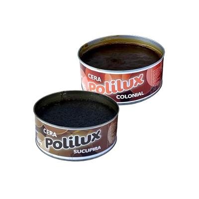 Kit 2 Cera Pastosa Polilux Lata Colonial E Sucupira 400g