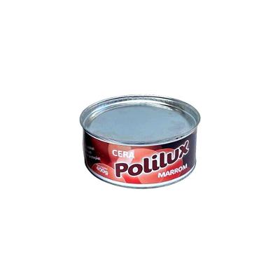Cera Pastosa Polilux Para Móveis Madeira Lata Marrom 400G