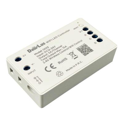 Controlador Wifi Iluminação Led Rgb Conexão Com Tuya Smart App, Alexa E Google Assistant