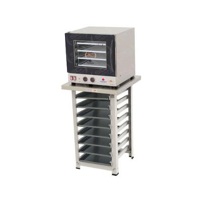 Kit - Forno Turbo Prp-004 127v Preto + Bancada Mes-004 + 8 Assadeiras - Progás 127v