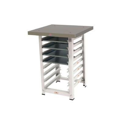 Kit - Mesa Apoio Mes-004 Bancada Capacidade 8 Níveis + 4 Assadeiras 35x35 - Progás