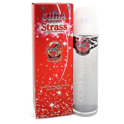 Perfume Feminino Cuba Strass Zebra Fragluxe 100 Ml Eau De Parfum