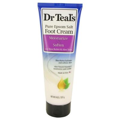 Perfume Feminino Dr Teal's 240 Ml Pure Epsom Salt Foot Creme With Shea Butter Aloe Vera & Vitamin