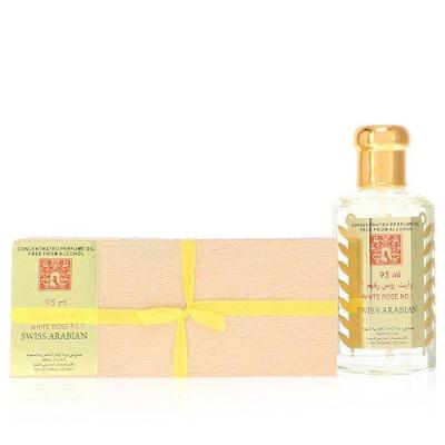 Perfume Feminino White Rose No 1 Swiss Arabian 94 Ml óleo De Perfume Concentrado Sem álcool