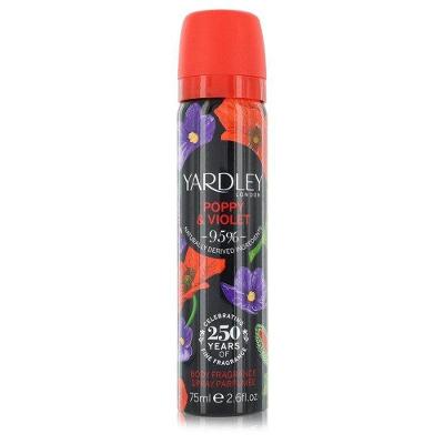Perfume Feminino Poppy & Violet Yardley London 75 Ml Body Fragrance