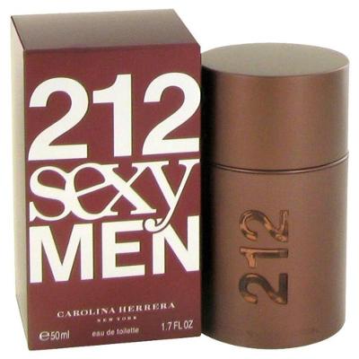 Perfume Masculino 212 Sexy Carolina Herrera 50 Ml Eau De Toilette
