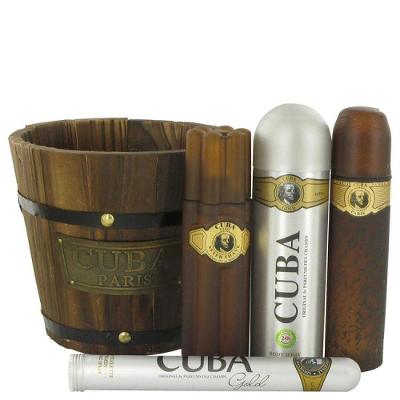 Perfume Masculino Cuba Gold Fragluxe 100ml + Itens