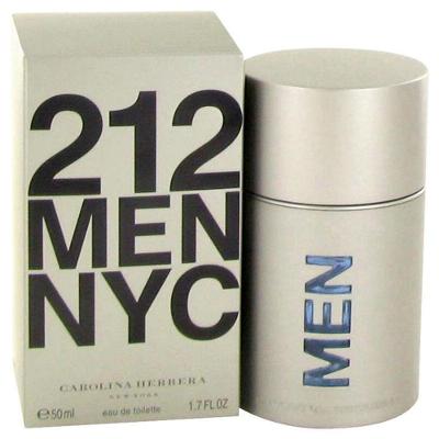 Perfume/col. Masc. 212 Carolina Herrera (nova Embalagem) 50 Ml Eau De Toilette
