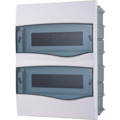 Quadro De Distribuição De Embutir 24 Din Ou 16 Nema Tramontina Com Porta Transparente Tramontina