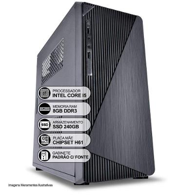 Computador Desktop, Intel Core I5 3º Geração, 8gb Ram, Ssd 240gb, Hdmi