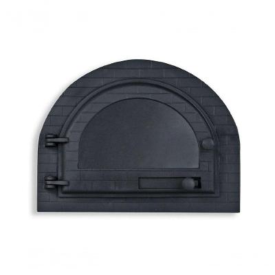 Porta Forno Ferro Igloo Com Vidro Libaneza 31X42Cm.