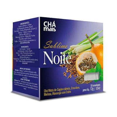 Chá Sublime Noite Clinicmais 10 Sachês 12G