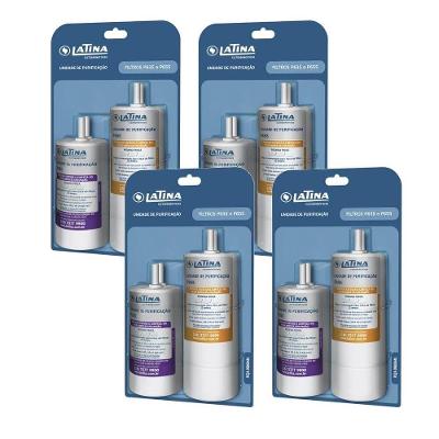 Kit 4 Unidades Refil Filtro P635 e P655 Original Latina